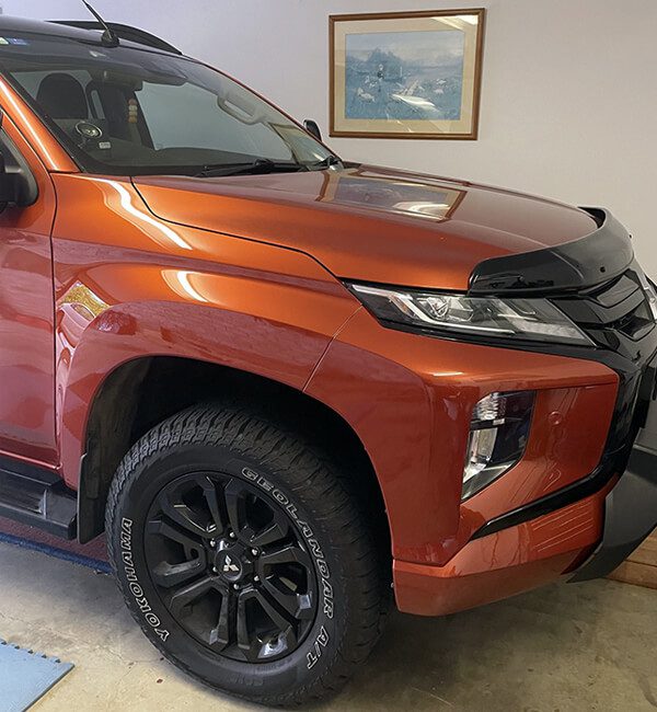 mitsubishi suv after repair
